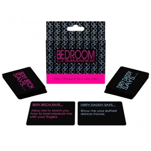 Bedroom Commands Card Game