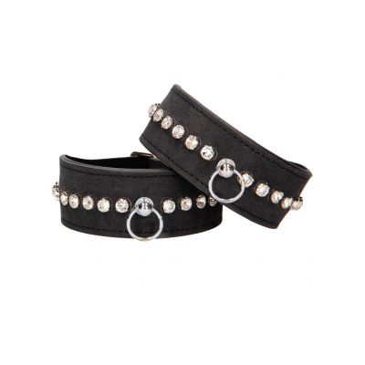 Ouch Diamond Studded Ankle Cuffs