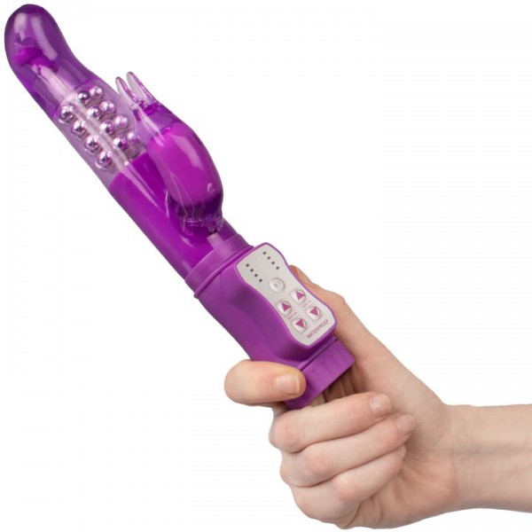 Bondara Purple Beaded G-Spot Rabbit Vibrator