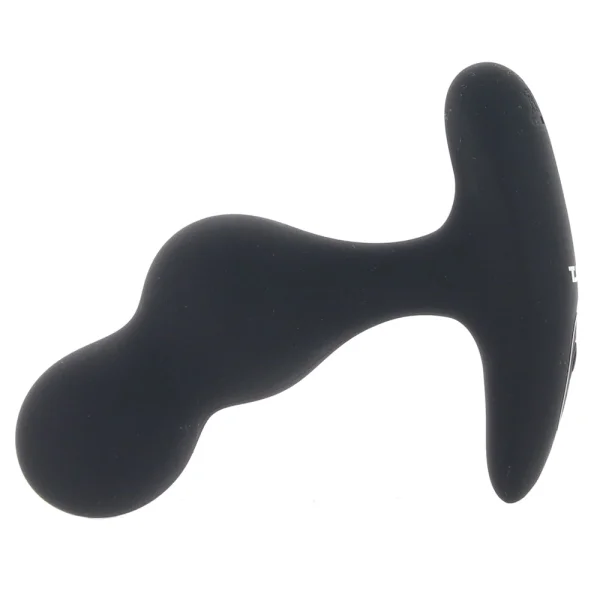 COLT Dual Power Probe Rechargeable Waterproof Silicone Anal Vibrator - Black