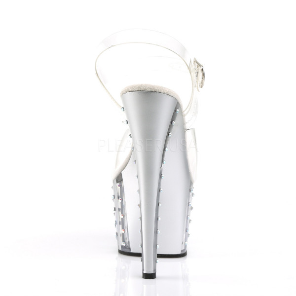 7 inches Heel, 2 3/4 inches RS Lined PF Ankle Strap Sandal — image 16 of 24
