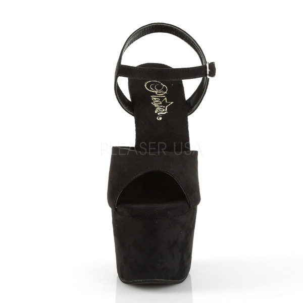 7 inches Heel, 2 3/4 inches PF Ankle Strap Sandal w/ Wrapped PF Bottom — image 10 of 20