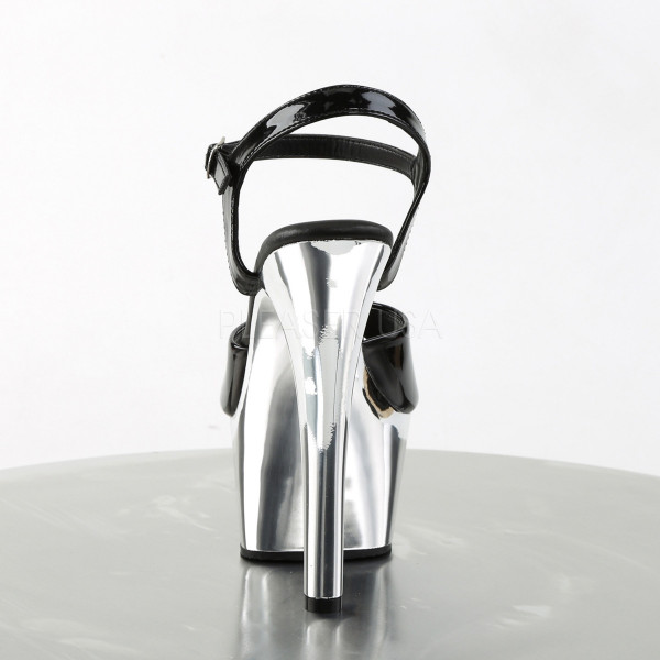 6 inches Heel, 2 1/4 inches PF Vegan Friendly Ankle Strap Sandal — image 20 of 25