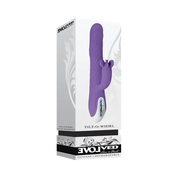 Evolved Tilt-o-whirl Dual Vibe With Spinning Clit Stimulator 8 Vibe Functions And 5 Wave Functions I — image 9 of 9