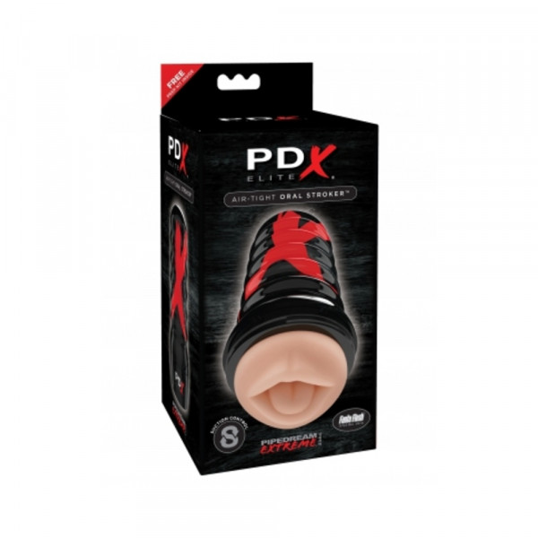 PDX Elite Air Tight Oral Stroker Beige