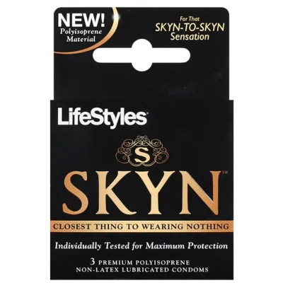 Lifestyle Lifestyles SKYN Non Latex Box of 3