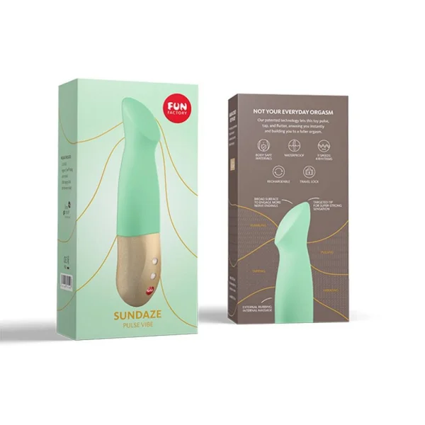 Fun Factory Sundaze Pulse Vibrating Wand Massager - Pistachio