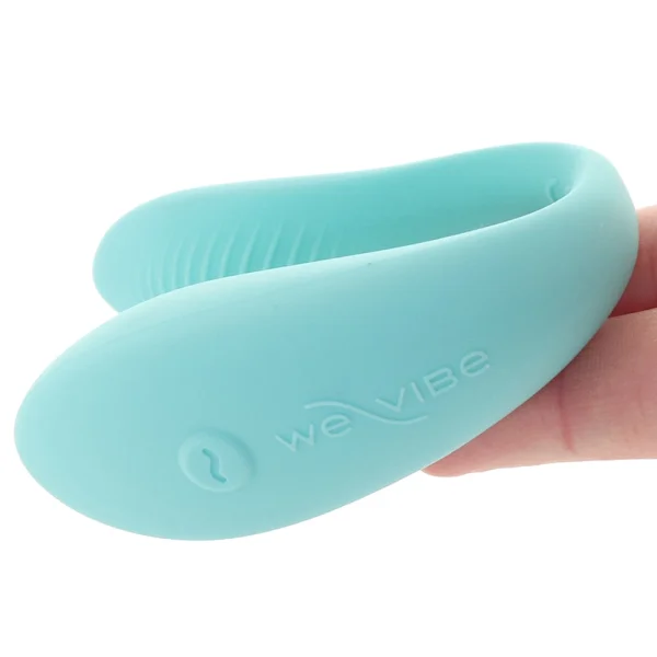 We-Vibe Sync Lite App Controlled Rechargeable Silicone Couples Vibrator - Aqua