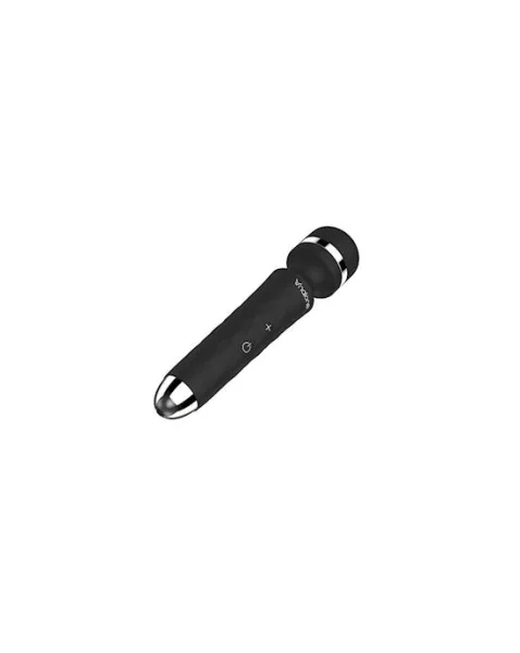 Rock Vibrating Wand Massager - Black - 7.5 Inch