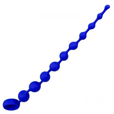 Bondara Blue Silicone Anal Beads 14 Inch