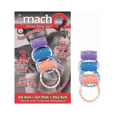 Macho Three Ring Set assorted