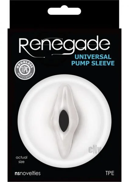Renegade Universal Pump Vagina Sleeve Clear — image 4 of 4