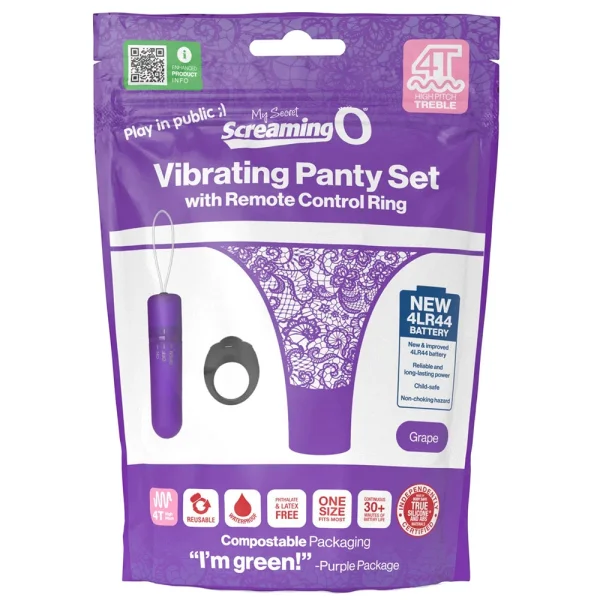 My Secret Treble Remote Panty Vibe Set