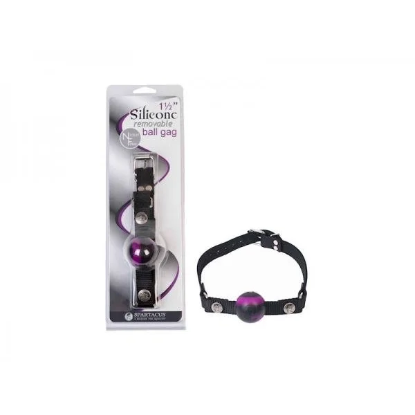 Spartacus Nickel Free Hardware Small Ball Gag Black O/S