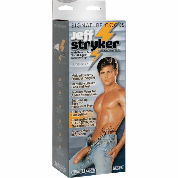 Jeff Stryker Ultraskyn 10" Realistic Cock With Removable Vac-U-Lock Suction Cup