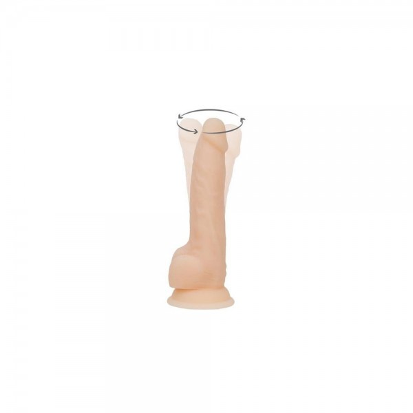 Naked Addiction 7 Inch Rotating and Vibrating Dong