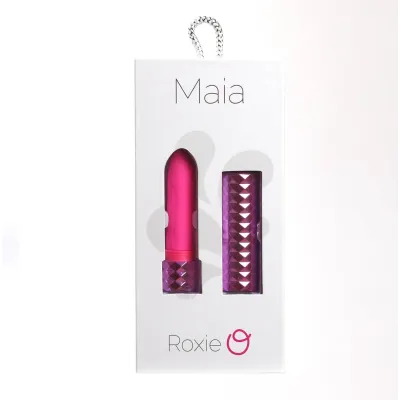 Roxie Crystal Gem Lipstick Bullet Vibrator Pink