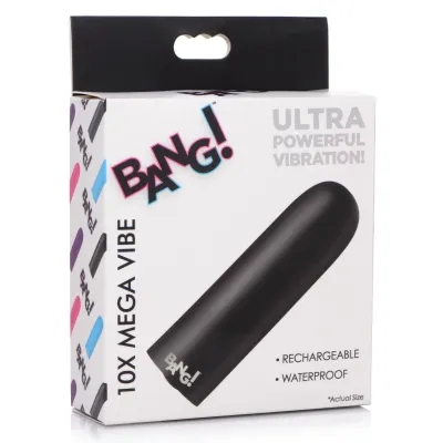 10x Mega Vibrator Black