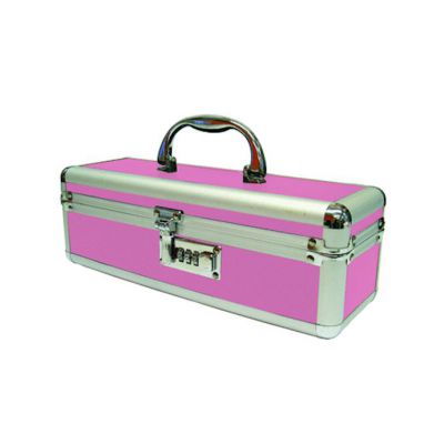 Lockable Vibrator Case Pink Small