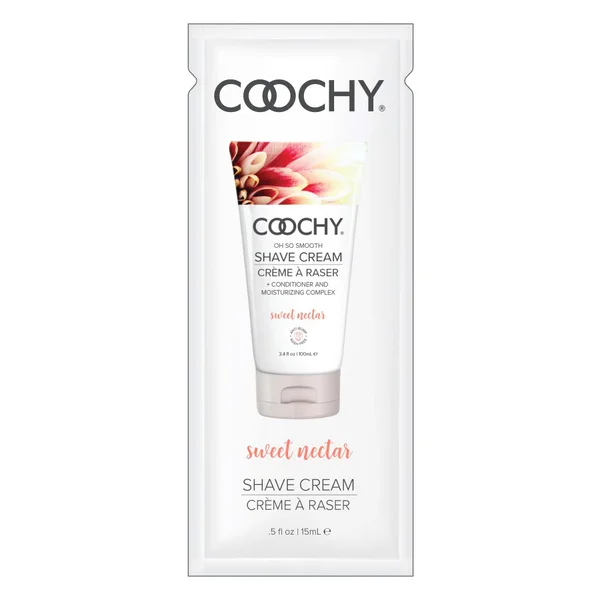 Coochy Shave Cream - Sweet Nectar - 15 ml Foils 24 Count Display — image 7 of 8