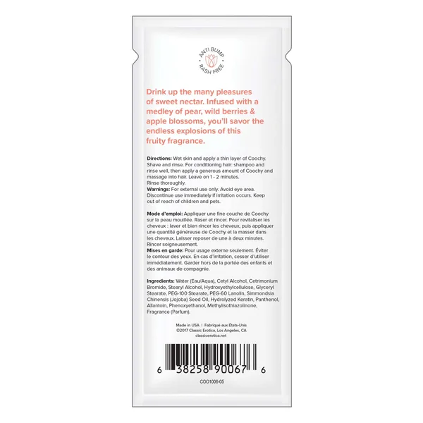 Coochy Shave Cream - Sweet Nectar - 15 ml Foils 24 Count Display — image 8 of 8
