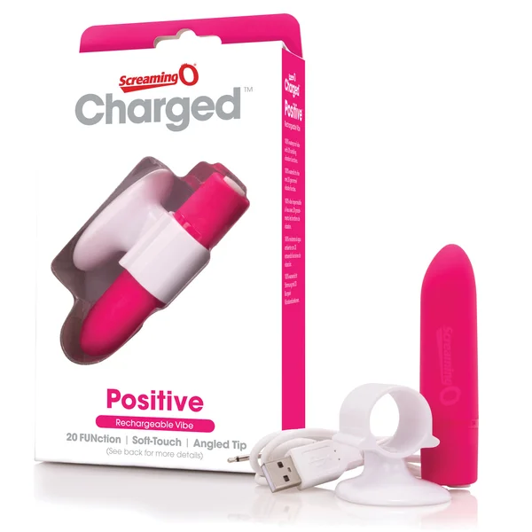 Charged Positive Rechargeable Vibe - Strawberry — image 14 of 18
