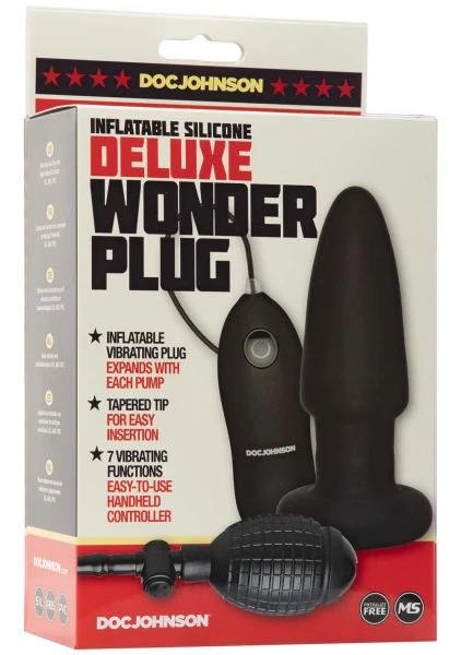 Deluxe Wonder Plug - Inflatable Vibrating Butt Plug — image 15 of 15