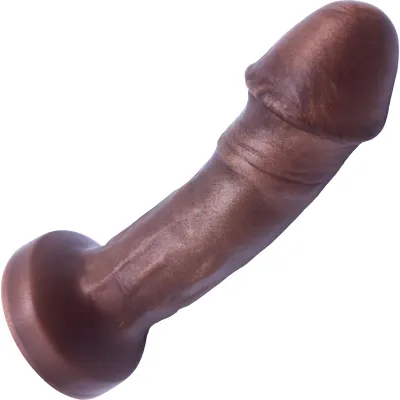 Primo Dual Density Silicone Dildo By Uberrime Chocolate