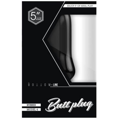 Bottom Line 5 Butt Plug Model 4 Rubber