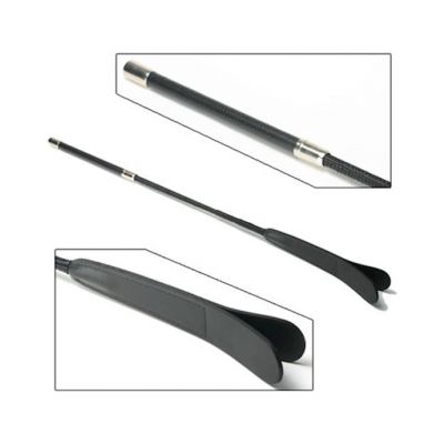Strict Leather Split Riding Crop Black