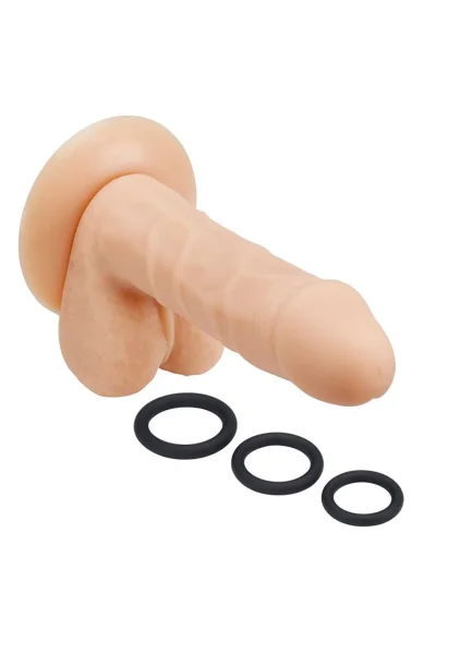Cloud 9 Pro Sensual Premium Silicone 6 Inch Suction Cup Dildo - Chocolate