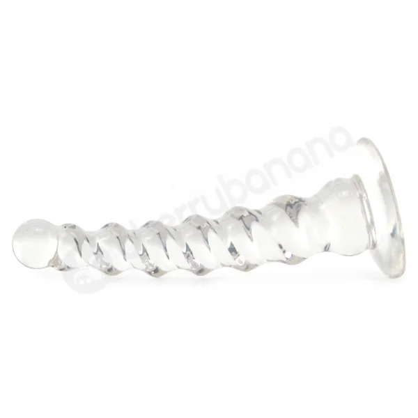 Jollipops Twisted Clear Butt Plug