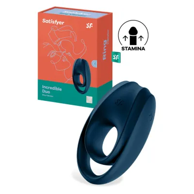 Satisfyer Incredible Duo Vibrating Cock Ring
