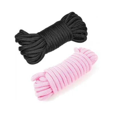 Ple sur Pink Black 10 M 33 Ft Rope Kit 2 pack