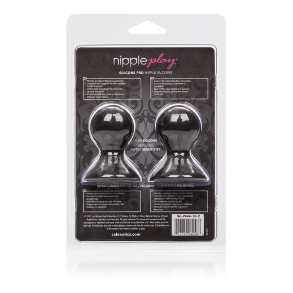 Nipple Play Silicone Pro Nipple Suckers - Black — image 9 of 14