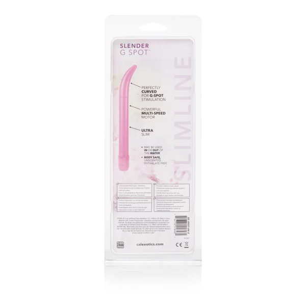 Slender G-Spot 7 Inches Massager - Pink — image 9 of 12