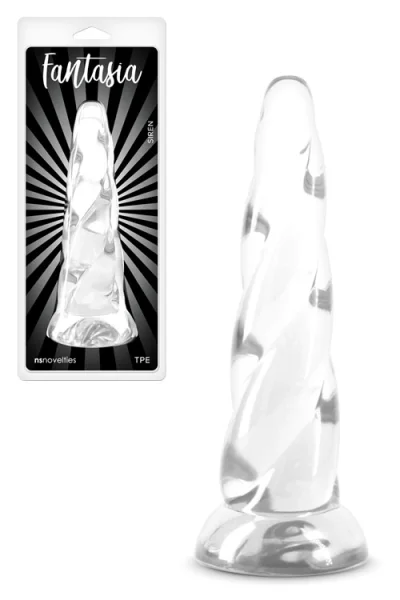 nsnovelties Siren 7.4" Fantasy Textured Dildo with Suction Cup Base