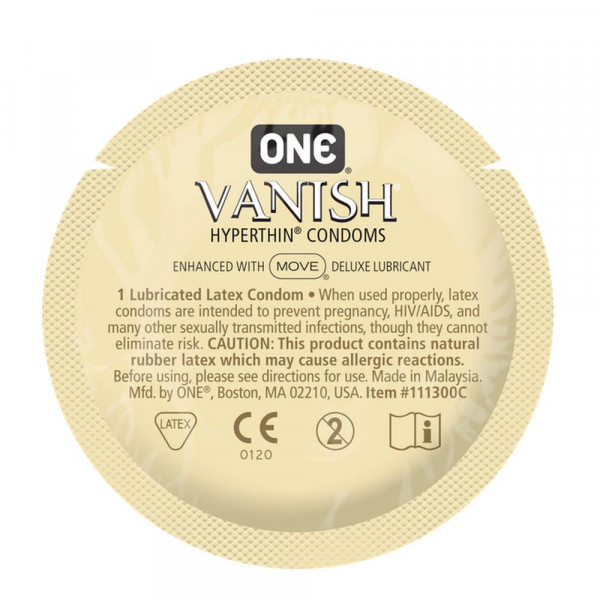 ONE Vanish Hyper-Thin Condoms (12 Pack)