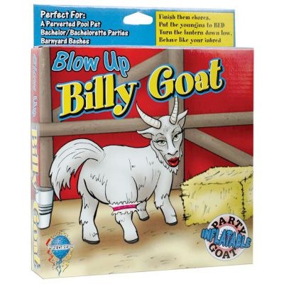 Blow Up Billy Goat White