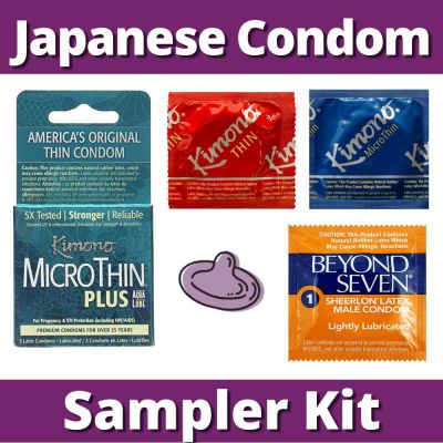 Japanese Condom Sampler 12 Pack