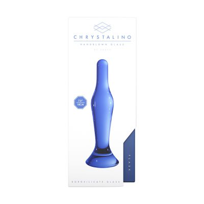 Chrystalino Flask Blue 7 1 Inch