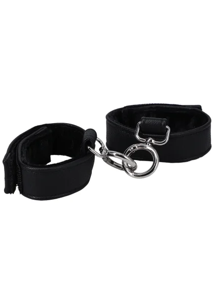 In A Bag Vegan Leather Handcuffs By Doc Johnson