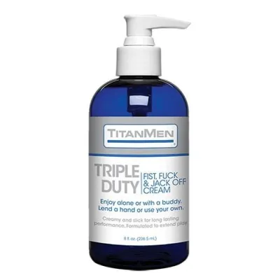 Doc Johnson TitanMen Triple Duty Fist Fuck Jack Off Cream