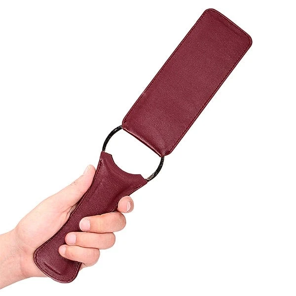 Ouch Halo Leather-Look Buckle Paddle