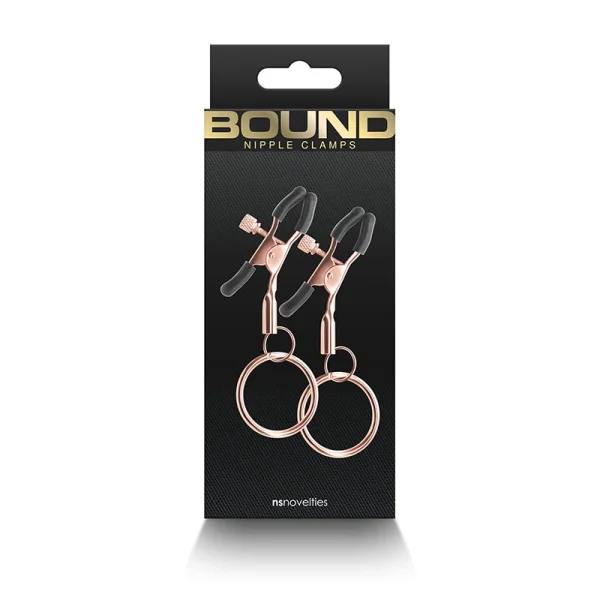 Bound Adjustable C2 Nipple Clamps By NS Novelties - Gunmetal
