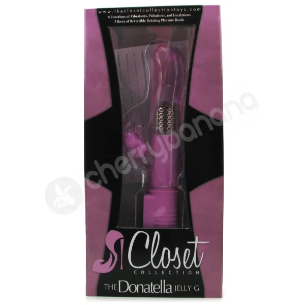 The Donnatella Jelly G Pink Vibrator