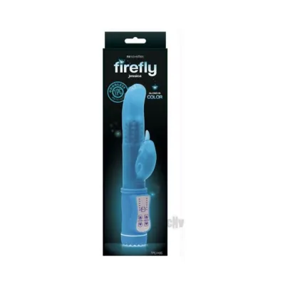 Firefly Jessica Rotating Rabbit Vibrator Blue
