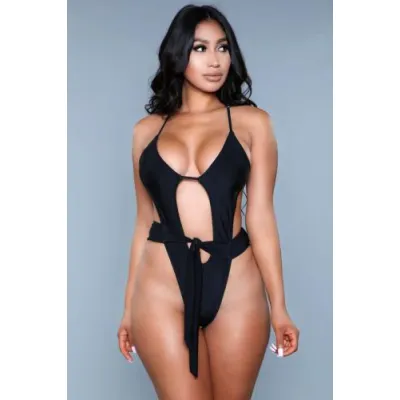 Trinity Swimsuit Black Medium