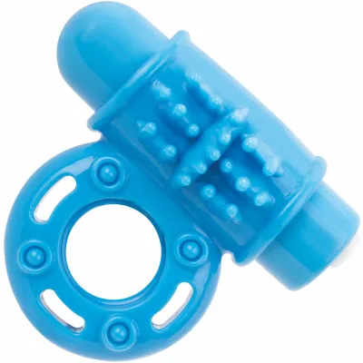 Charged O Wow Rechargeable Vibrating Cock Ring By Screaming O Blue