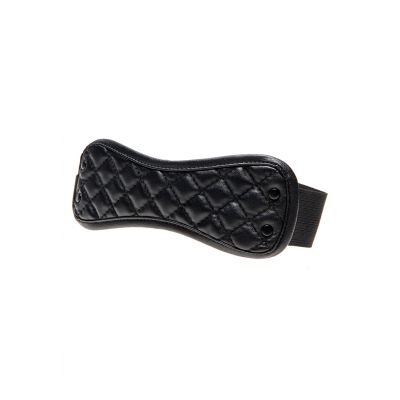 X Play quilted mask Black Hardcore bondage toys
